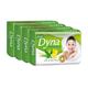 Dyna Beauty Soap - Lime & Aloe Vera Extracts  (Pack of 4 x 125 gm) - Soaps