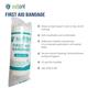Safent First Aid Bandage (8cm X 4 m) - Bandages