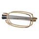 Klar Eye Fold Full Rim Metal Power K-5011 Reading Glass - Gold, 2.5 Power - Men Eyeglasses