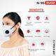 Shield Xtra N95 Anti Pollution Face Mask with Valve - Ear Loop 20's - Face Mask