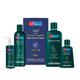 Dr Batra's Dandruff Cleansing Shampoo 100 ml + Anti-Serum 125 ml + Confitioner 200 ml + Hair Fall Control Oil 200 ml + Colour Nourish Hair Colour Cream - Black - Hair Treatment