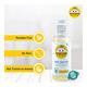 Tiffy & Toffee 99% Water Baby Wet Wipes (Pack of 6 x 80's) + Non-Alcoholic Hand Sanitizer - Lemon 500 ml - Diapers & Wipes