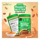 NourishVitals Original Peanut Butter (Creamy with Omega-3) - Unsweetened 750 gm - Nutritional Bars