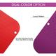 Boldfit Yoga Mat - Purple & Red 1's - Workout Essentials