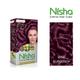 Nisha Creme Hair Color - Wine Burgundy 60 gm - Crème
