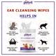 Petvit Ear Cleansing Wipes - For Dogs and Cats (Pack of 2 x 50s) 1's - Pet accessories