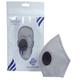 Smog Guard N95 Face Mask With One Valve (Adult Free Size) - Grey (Pack of 1) - Face Mask