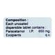 ONMOL 650 Dispersible Tablet 10's - Fever-Ana