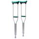 Tynor Auxiliary Crutch (M) (L 21) - Silver - Wheelchairs & Walking Sticks