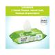 Beebaby Fresh Baby Wet Wipes with Plastic Lid, Contains Aloe Vera 72 Pieces each 2's - Cotton Buds & Balls