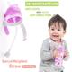 R For Rabbit Bubble Straw Sippers - Pink 1's - Pacifiers & Teethers