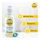 Tiffy & Toffee Non-Alcoholic Hand Sanitizer - Lemon 500 ml + Baby Laundry Detergent 200 ml - Baby Skin Care