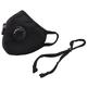 Smog Guard N99 Face Mask With Two Valves (L) - Black (Pack of 1) - Face Mask