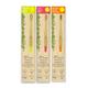 Dr.Morepen Organic Bamboo Adult Toothbrush Combo Pack (Medium - Neon 1's, Orange 1's + Soft - Pink 1's) - Toothbrushes
