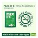 Nixit Nicotine Lozenges 2 mg - Frost Mint (Pack of 5 x 10's) - Nicotine Gums/Lozenges