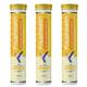 FixUpHealth Calcium and Vitamin D3 Effervescent Tablet - Orange Flavour (Pack of 3 x 20s) 1's - Calcium And Minerals