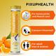 FixUpHealth Calcium and Vitamin D3 Effervescent Tablet - Orange Flavour (Pack of 4 x 20s) 1's - Calcium And Minerals