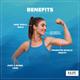 Inlife Hydrolyzed Fish Collagen Powder - Strawberry Lemon 200 g - Hair & Skin