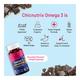 Chicnutrix Omega 3 Softgel Capsule - Chocolate Flavour 60's - Omega Fish Oil Fatty Acids