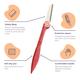 Sanfe Foldable Pretty Face Razor 3's - Shaving & Hair Removal