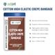 Safent Cotton High Elastic Crepe Bandage (7.5 cm X 4.5 m) - Bandages & Dressings