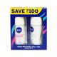 Nivea Roll-On Deodorant - Whitening Smooth Skin 50 ml + Whitening Sensitive 50 ml (Pack of 2) - Deodorants/Roll-Ons