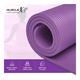 MuscleXP (10 mm) Thick NBR Material Yoga Mat - (Purple) 1's - Workout Essentials