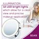 Beurer Lighted Vanity Mirror (BS49) - Hair Removal Accessories