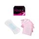 Pinq Polka Combo (Daily Liners + Regular Sanitary Pads) - Sanitary Napkins