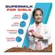 Gritzo SuperMilk Nutrition Drink Powder for Girls (8-12 yrs) - Double Chocolate 400 gm - Nutritional Supplement