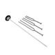 Sahyog Wellness Queen Square Pattern Knee Hammer with Tuning Fork (128 Hz/256 Hz/512 Hz) - Set of 3's - Device - S