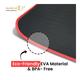 MuscleXP EVA Yoga Mat with Carrying Strap - Black 1's - Workout Essentials