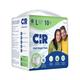 CIR Adult Diapers - Pants (L) 10's - Adult Diapers & Pads