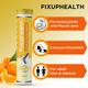 FixUpHealth Calcium and Vitamin D3 Effervescent Tablet - Orange Flavour 20s & FixUpHealth Glutathione Effervescent Tablet - Strawberry Flavour 15s 1's - Calcium And Minerals