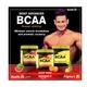 HealthVit Fitness BCAA Powder - Orange Flavour 200 gm - Bcaa Supplements