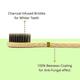 Purexa Biodegradable Bamboo Soft Toothbrush - Charcoal (Pack of 3) - Toothbrushes