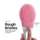 Vandelay Cleaner Brush Massager - Pink - Massagers