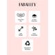 Faballey Classic 2 Ply Pleated Reusable Mask Set (2 Pcs) - Face Mask