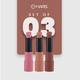 Mars Matte Lipsticks Box - 05 Blushed Nudes 3.2gm each 3's - Lip Kits & Palettes