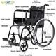 Entros Wheelchair - Black (EHS-875) - Wheelchairs & Walking Sticks