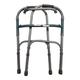 Med-e Move Folding Walker - Chrome Finish Metallic (MQFWR01) - Walker & Walking Stick