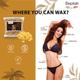 Depilah Brazilian Hot Film Wax - Gold 500 gm - Hair Removal Accessories