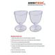 Ambitech Transparent Eye Wash Cup (Pack of 2) - Men Eyeglasses