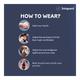Livinguard Face Mask Pro Without Valve (L) - Red (Pack of 1) - Face Mask