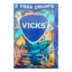 Vicks Cough Drops Candy - Menthol, Honey,Ginger & Tulsi 120's + 5's Free - Sore Throat Lozenges