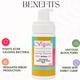Vigini Natural Actives Foaming Face Toning Cleanser 150 ml + Acne Control Mask - Marine Algae 50 gm - Face Wash & Cleansers