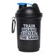 GHC 3-Compartment Shaker Bottle - Blue 600 ml - Workout Essentials