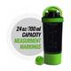 MuscleXP Power XP Gym Shaker - Black & Green 700 ml - Workout Essentials