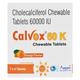 CALVOX 60K ORANGE FLAVOUR Chewable Tablet 4's - Supplements-Vit