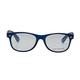 Vision Express 29165 Blue Wayfarer Eyeglasses (Including Anti-Reflective Coating Lens) 1's - Wearables Eye Glasses